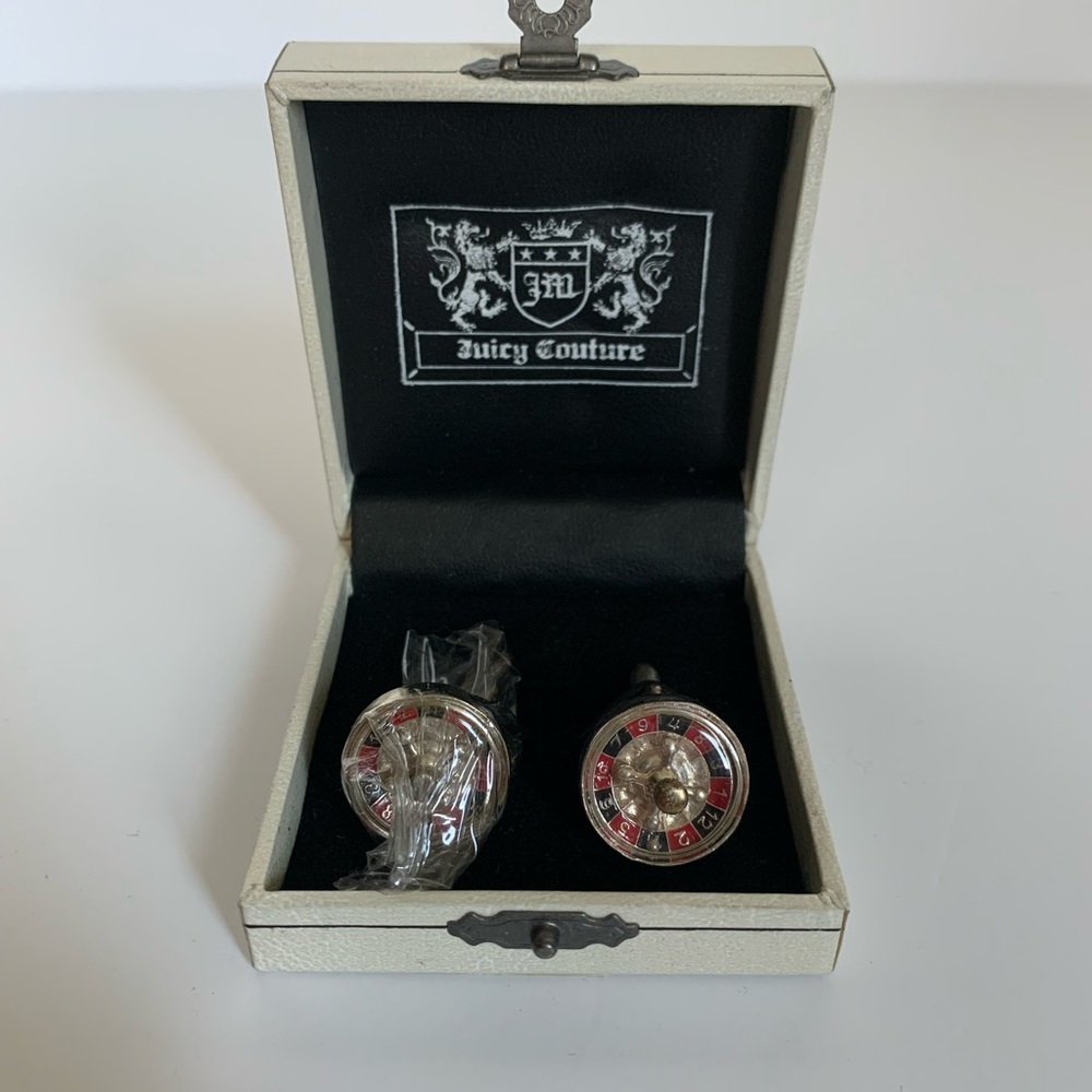 Limited edition Juicy Couture cuff links